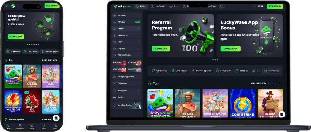 LuckyWave beste online casino belgie